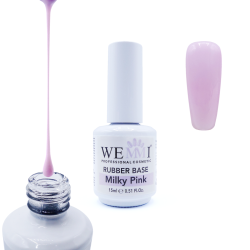 Rubber Base Milky Pink 15ml | Rubber Base de Wemmi
