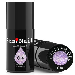 Glitter gel Seminail 014 7 ml.