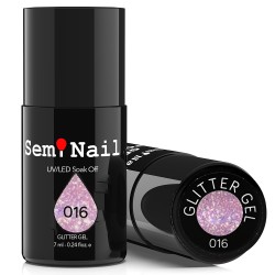 Glitter gel Seminail 016 7 ml.